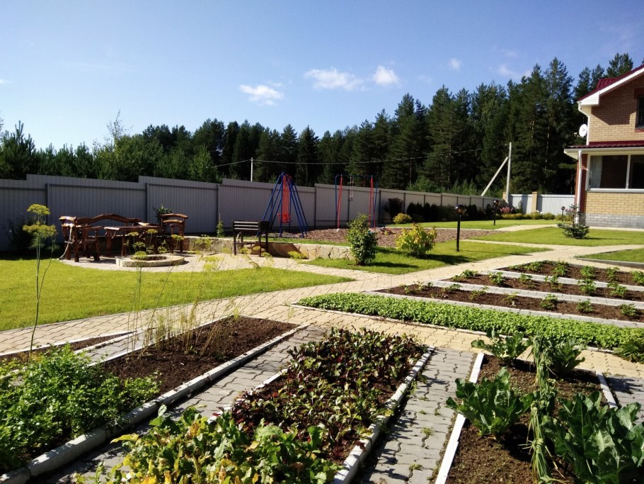 Разбивка дачного участка на зоны