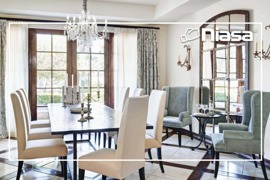 Гостиная-столовая в классическом стиле