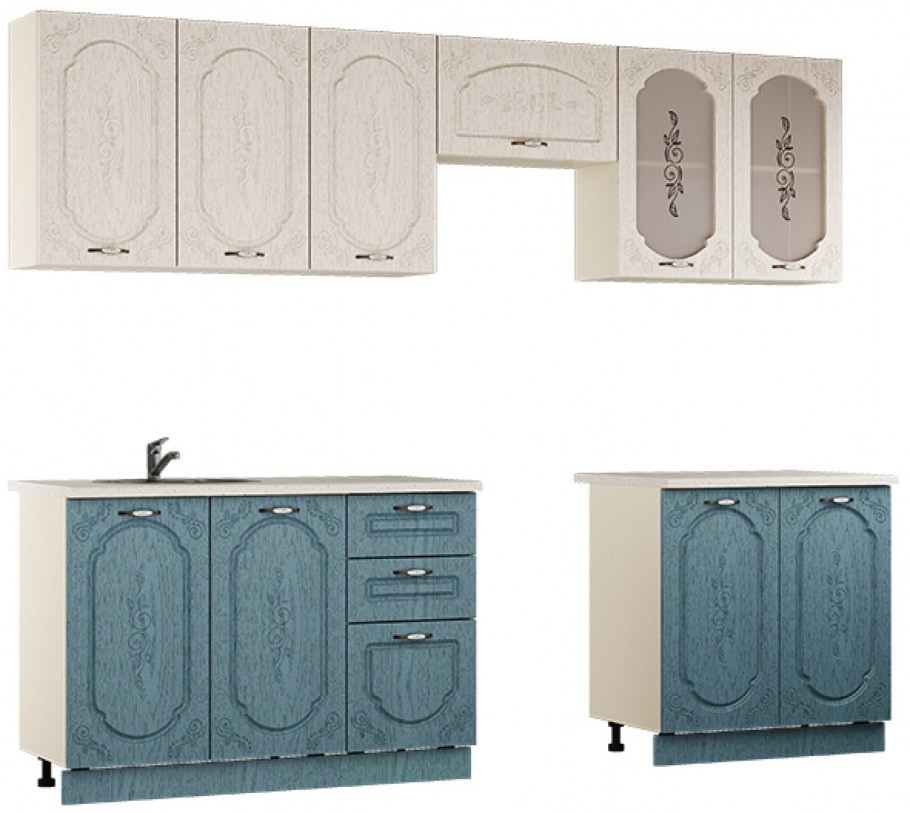 Кухонный гарнитур "Легенда-28" 1,6 м ПВХ ваша мебель