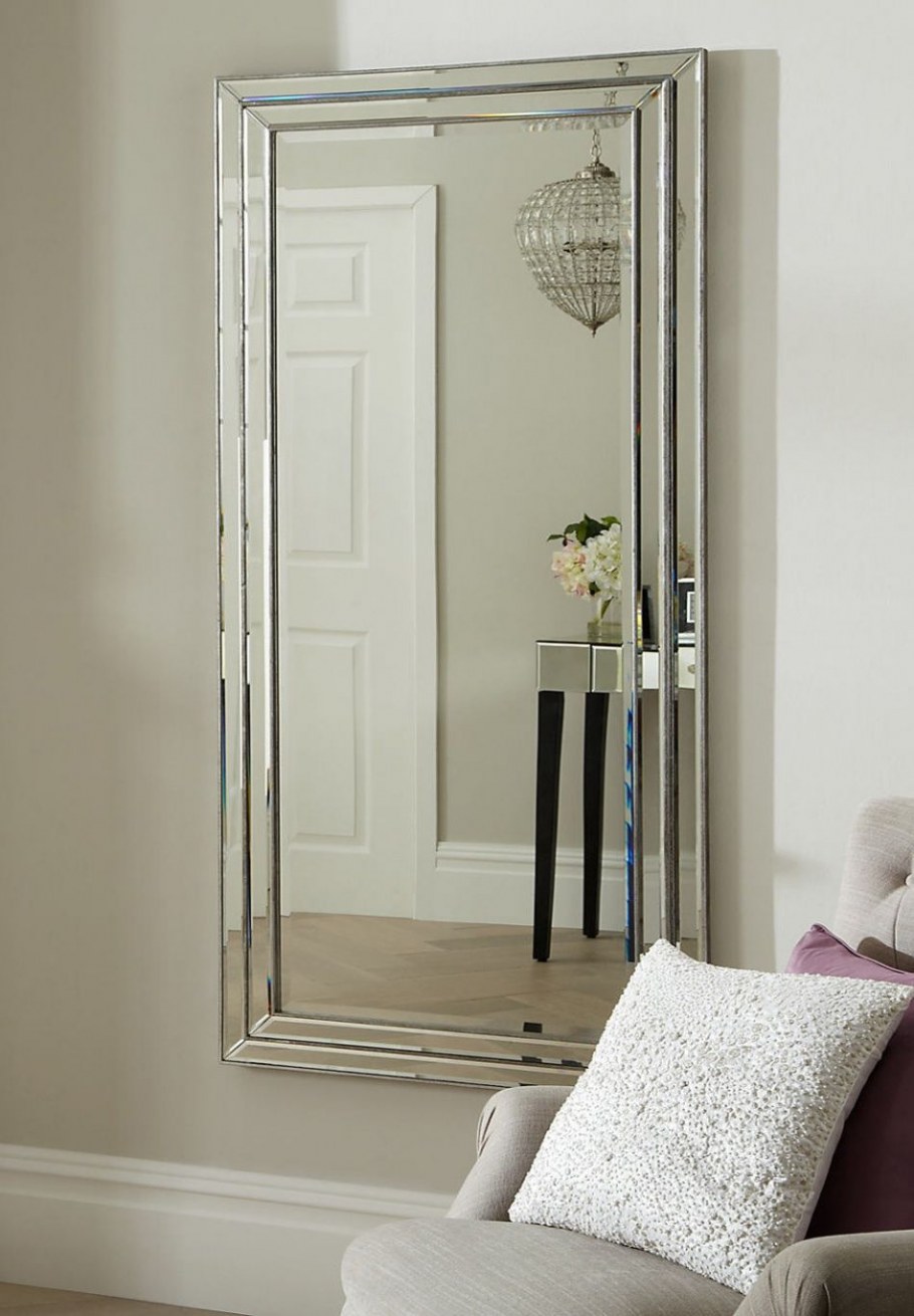 Зеркало большое настенное прямоугольное "ар деко"