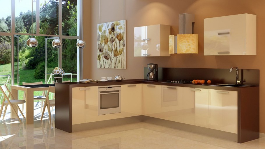 Цвет в интерьере кухни