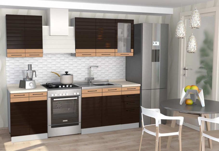 Кухня София Лондон дуб капучино/крем