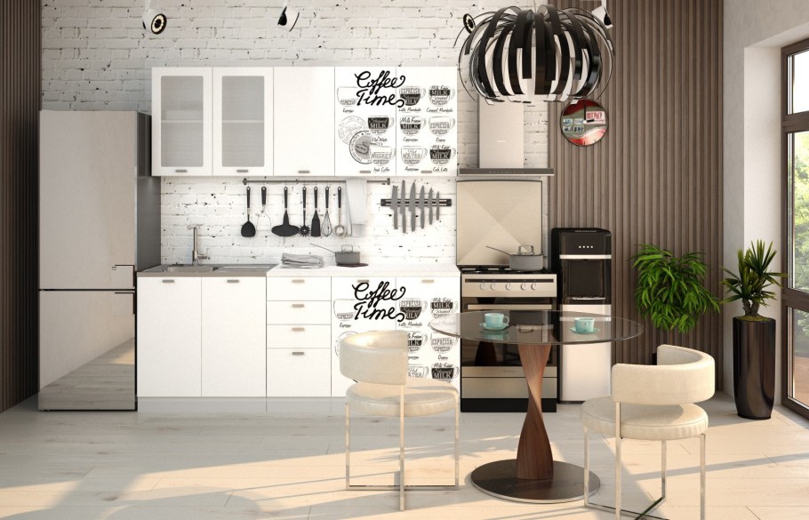 Кухонный гарнитур София олива