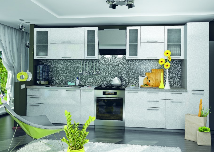 Кухня София олива сирень