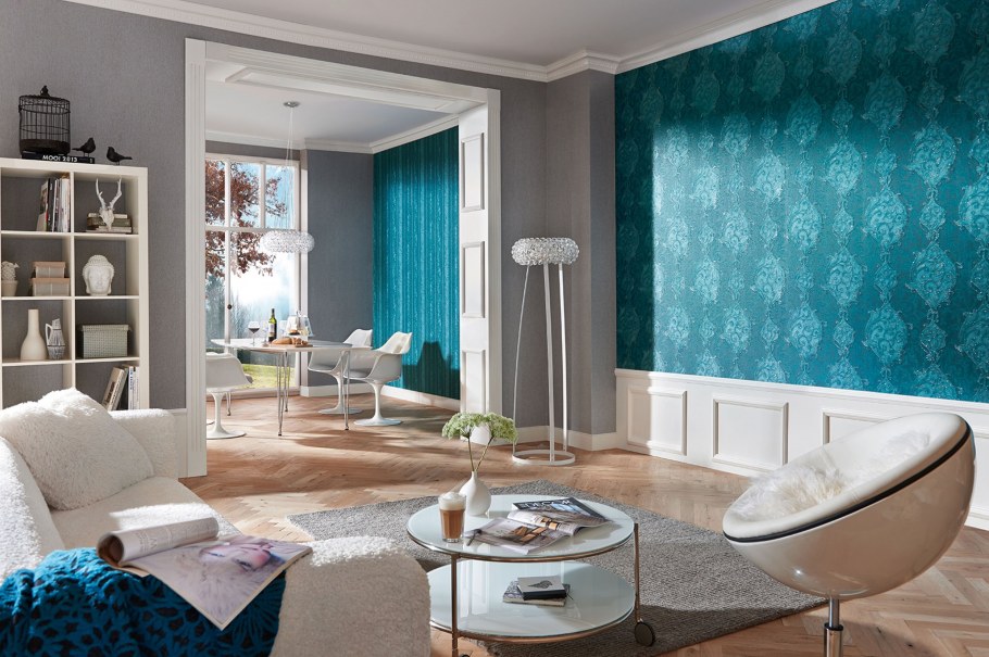 Обои Borastapeter Falsterbo в интерьере