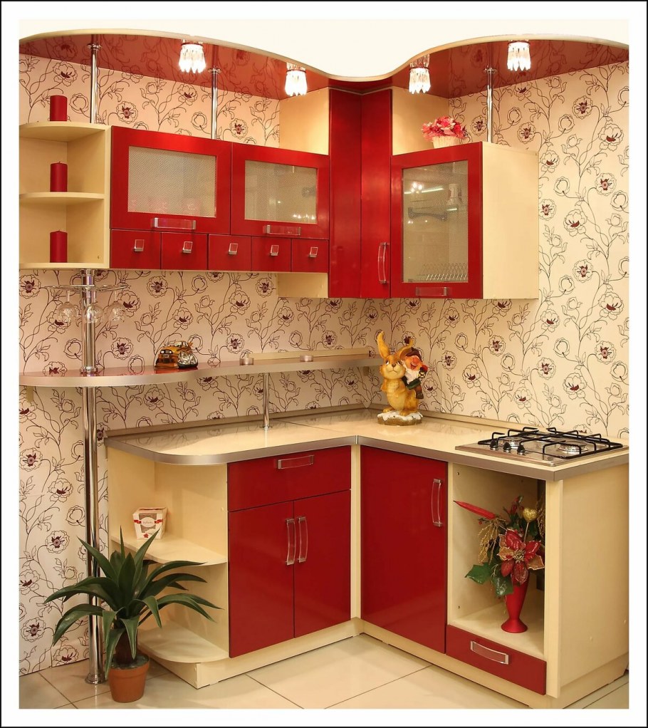 Необычные угловые кухни