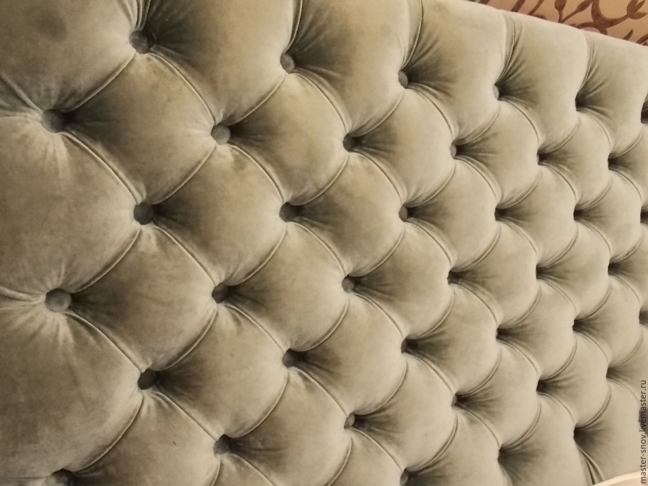 Изголовье кровати каретная стяжка