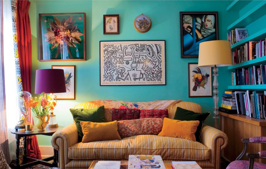 Гостиная в стиле бохо