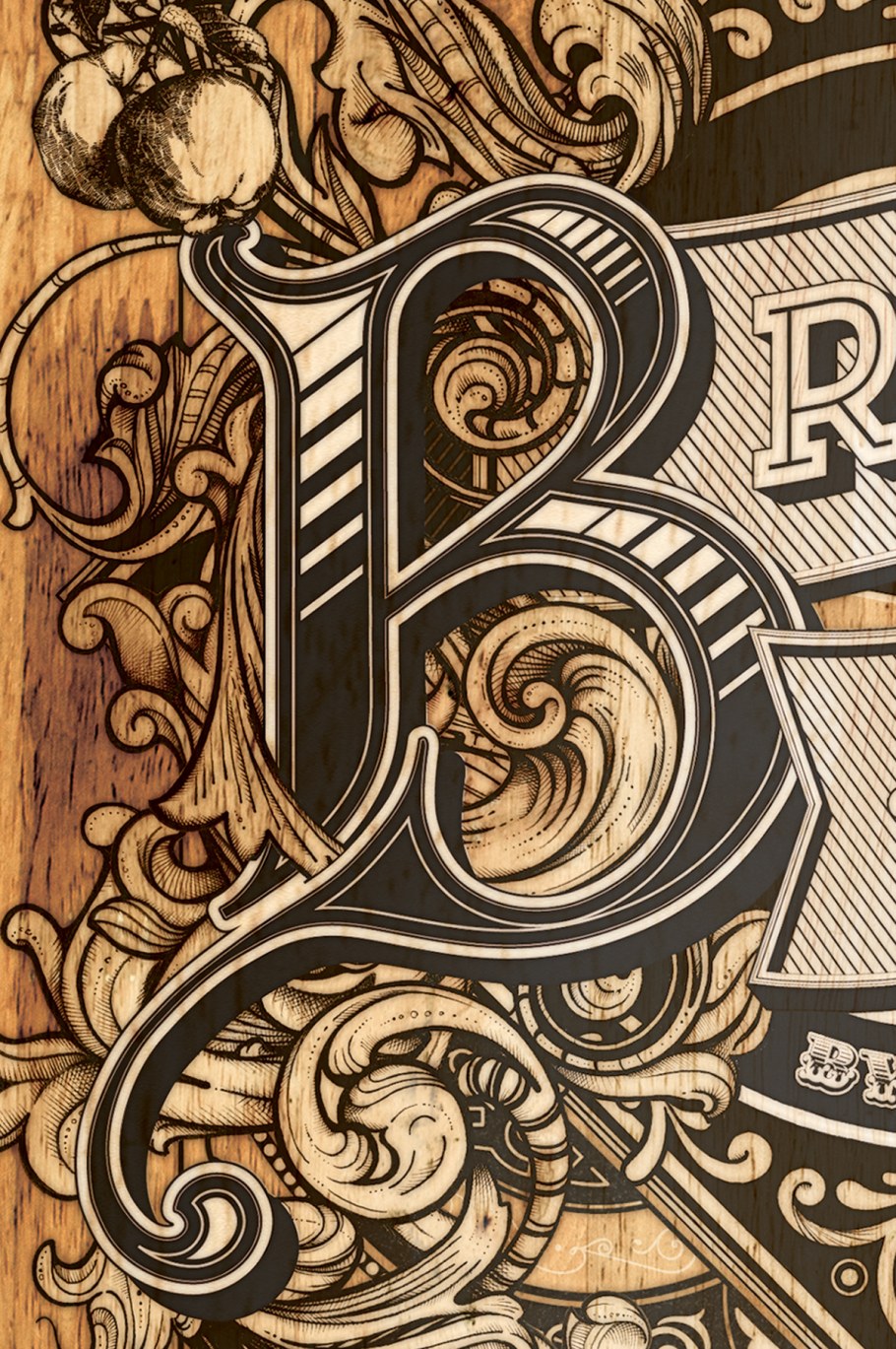 Винтажные буквы