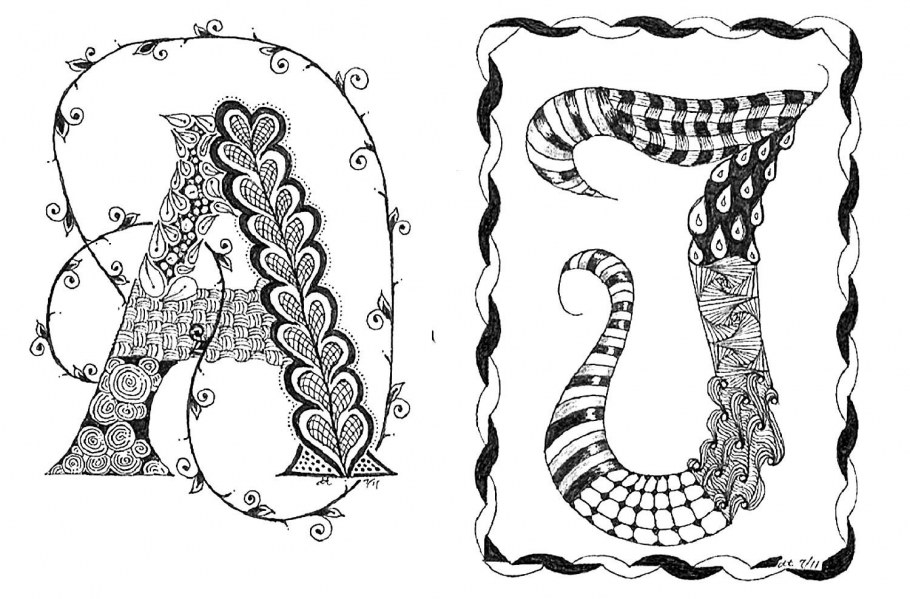 Декоративные буквы