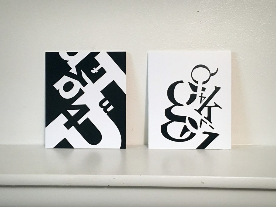 Композиция из букв