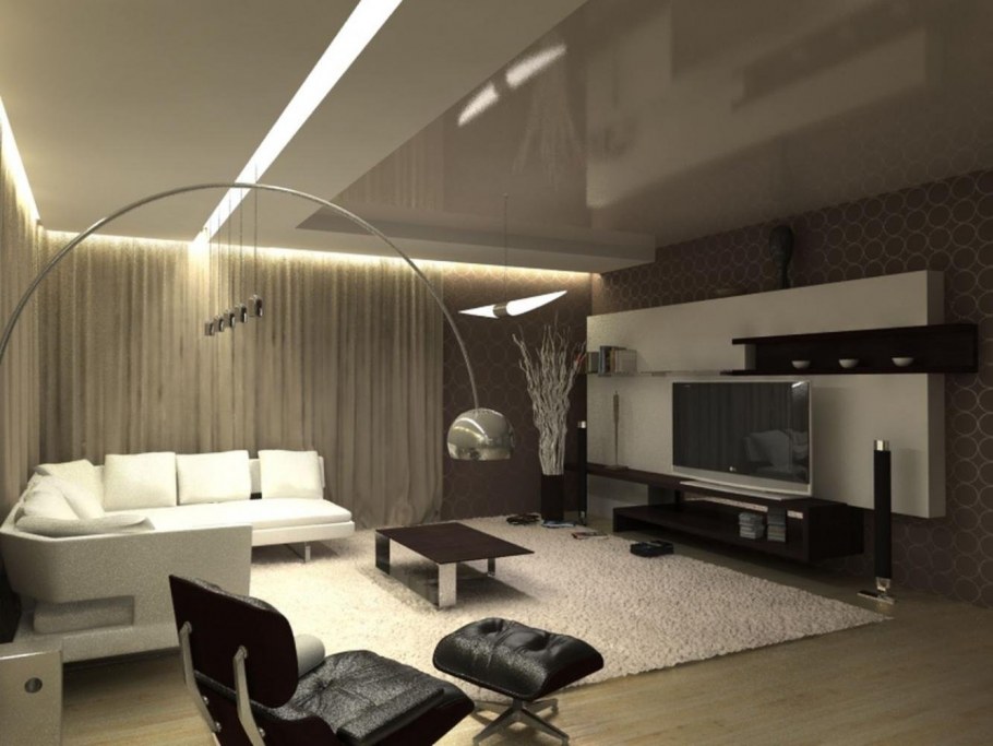 Гостиная в стиле Хайтэк