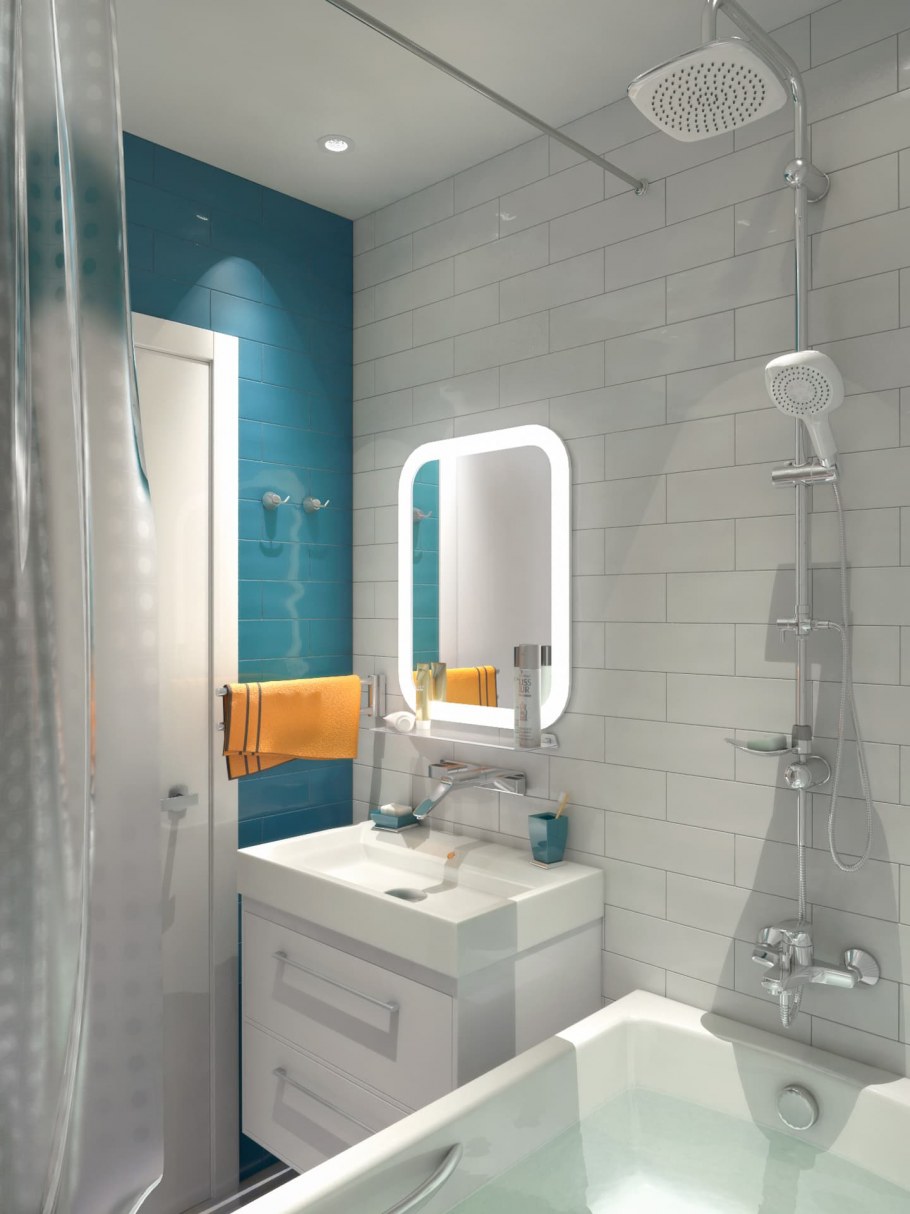 Малогабаритка ванная комната