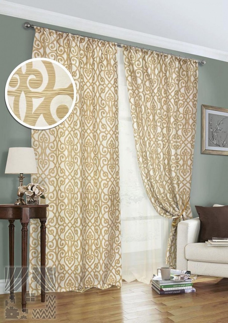 Занавески в спальню в стиле шебби Шик