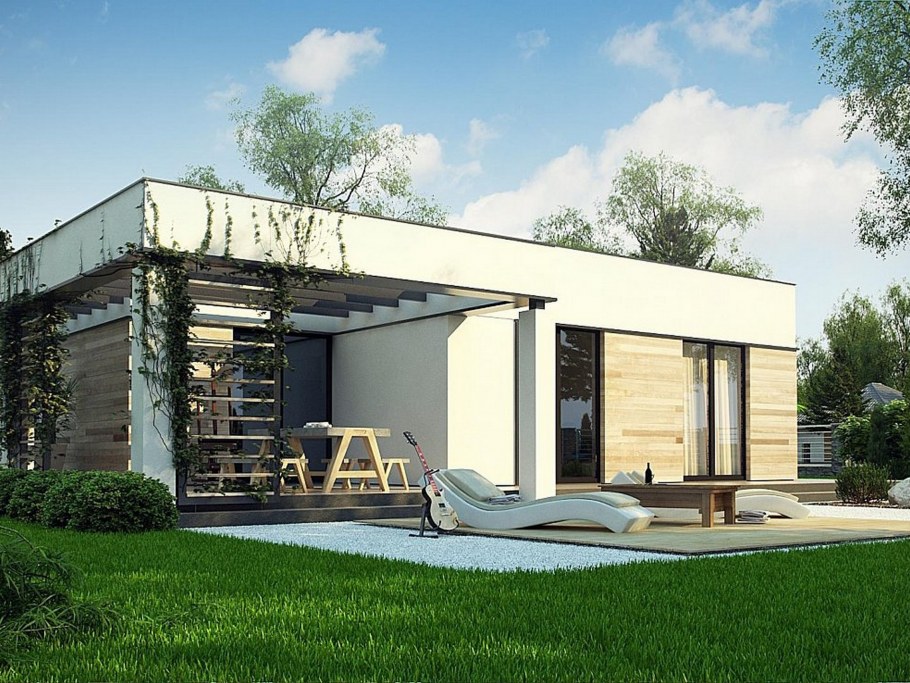 Модерн планкен фасад