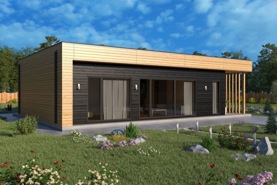 Дом Префаб бетонный