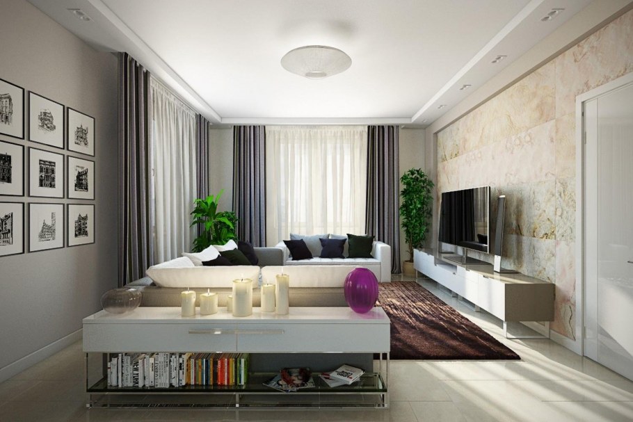 Гостиная в современном стиле