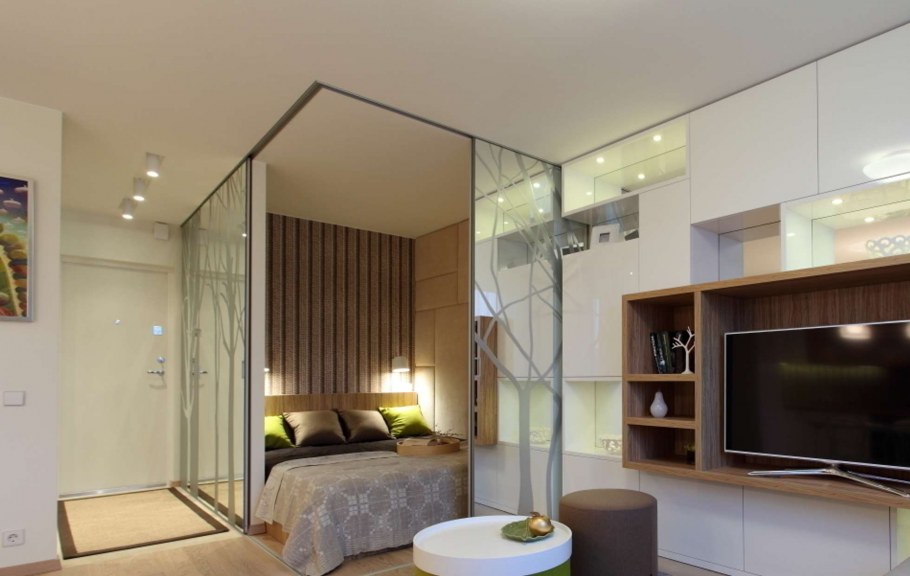 Однокомнатная квартира с отдельной спальней