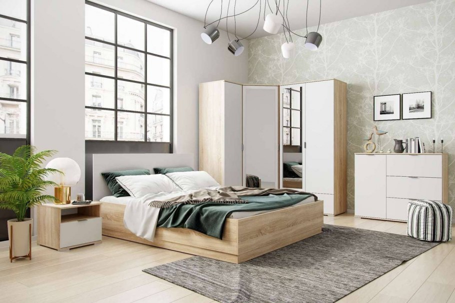 Кровать Стелла 160 дуб сонома