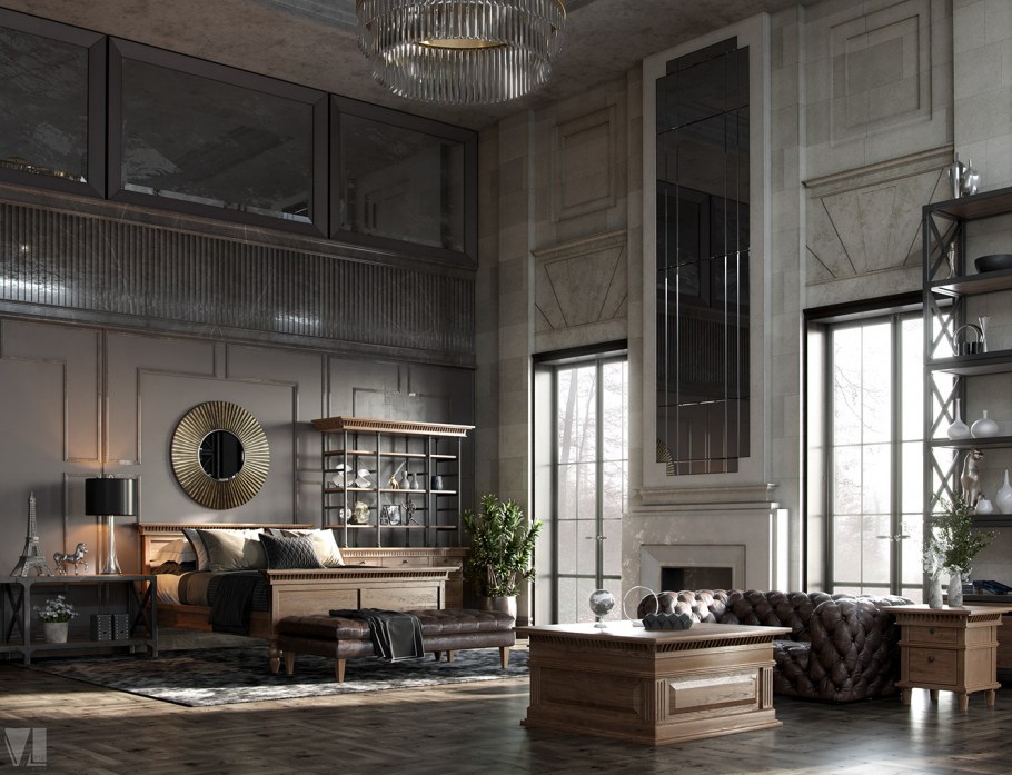 Лофт и арт деко