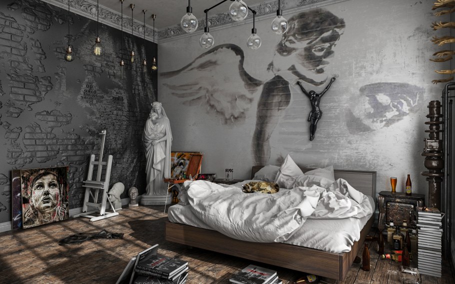 Спальня художника