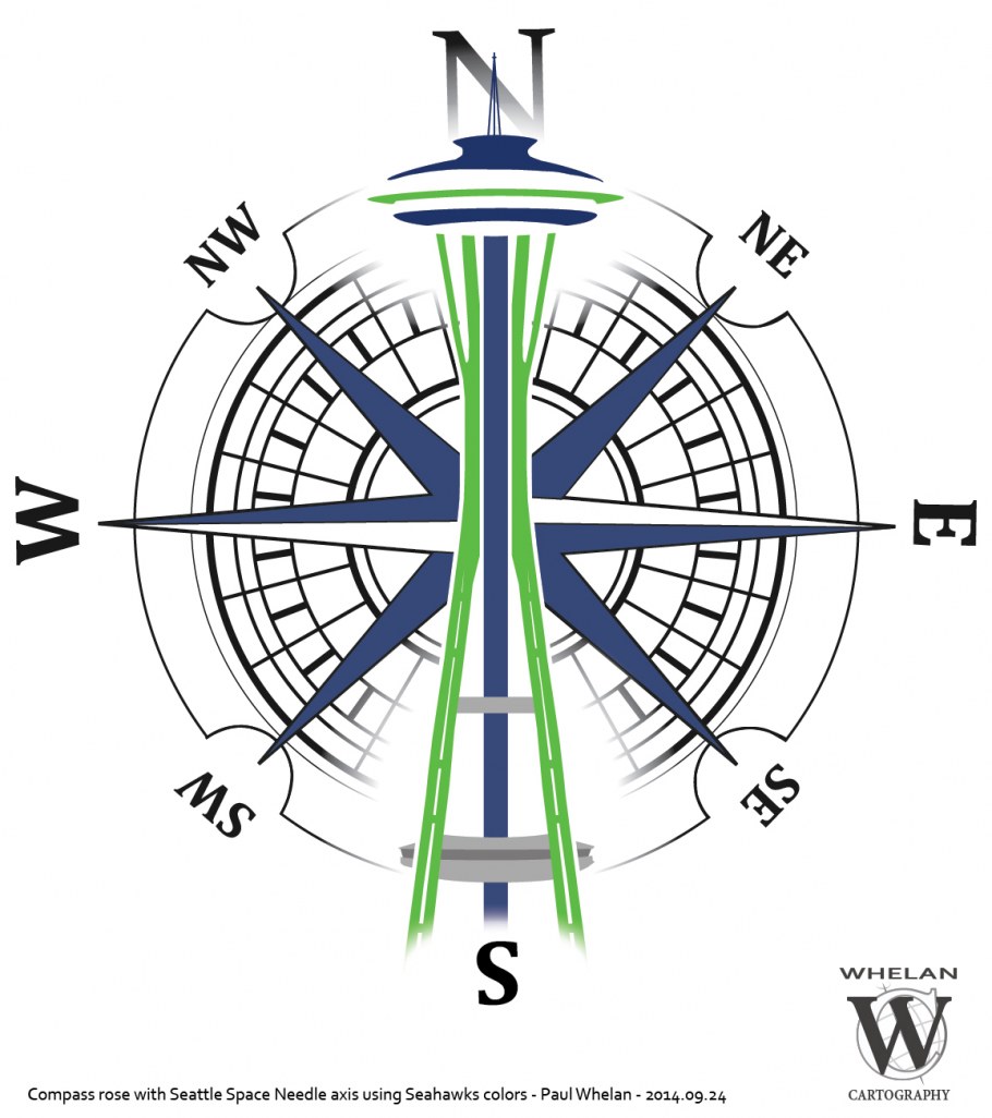 Роза ветров декоративная