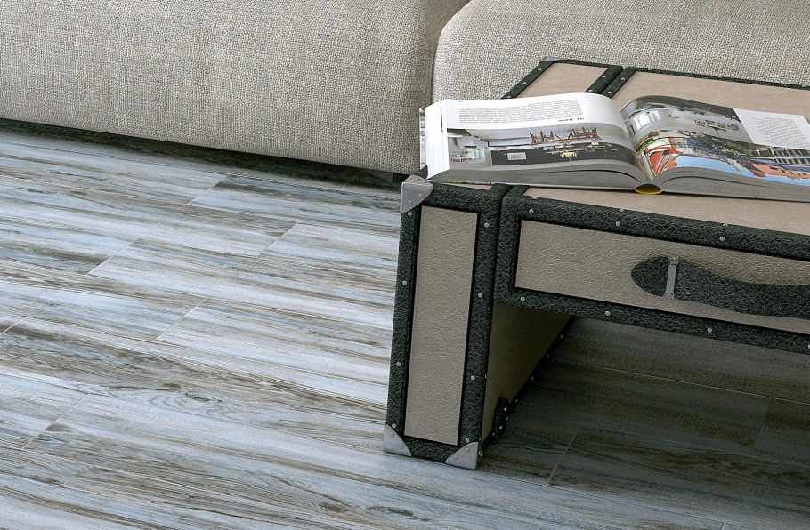 Керамогранит Kerama Marazzi Дувр коричневый обрезной 20х80