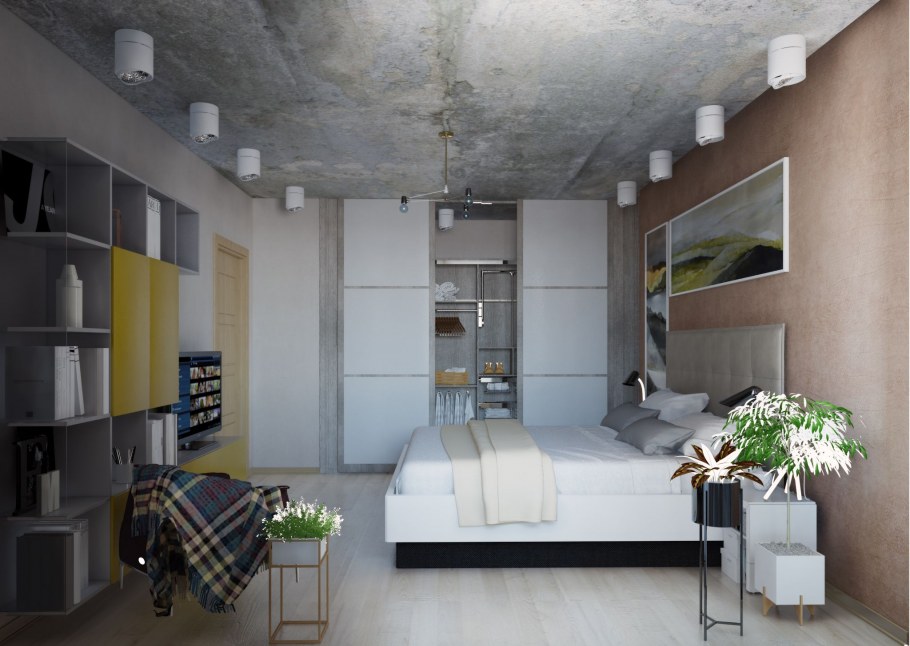 Бетонный потолок