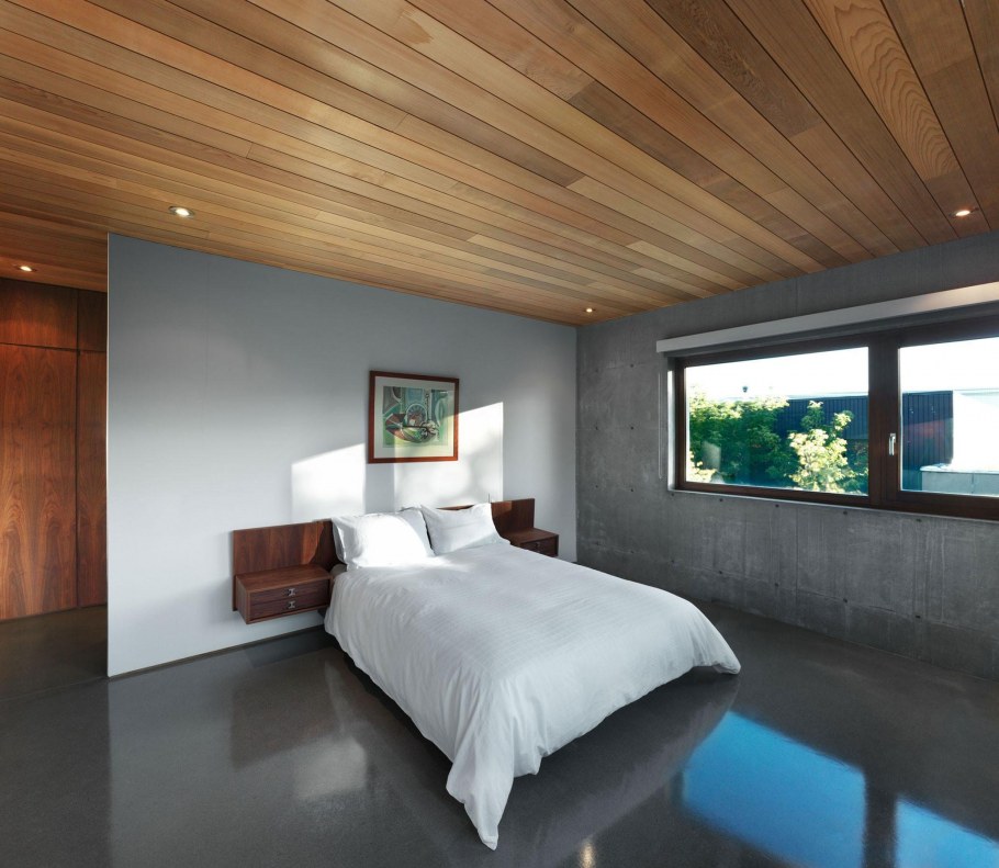 Отделка стен под бетон в стиле лофт