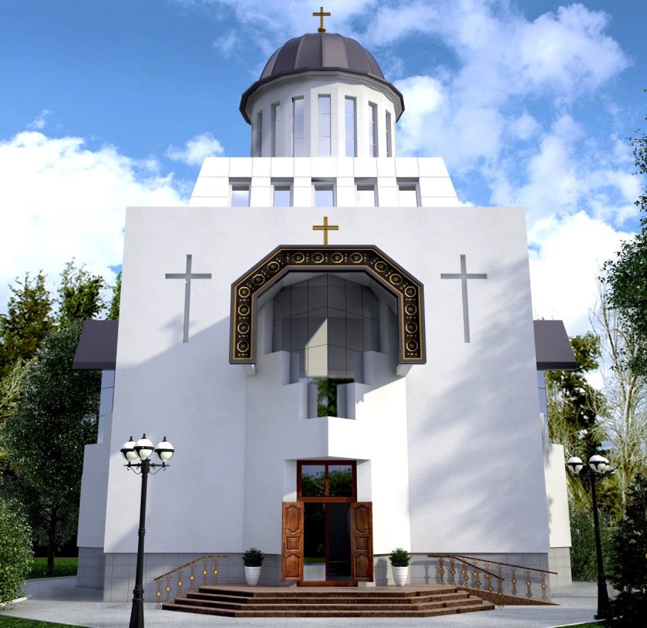 Церковь визуализация