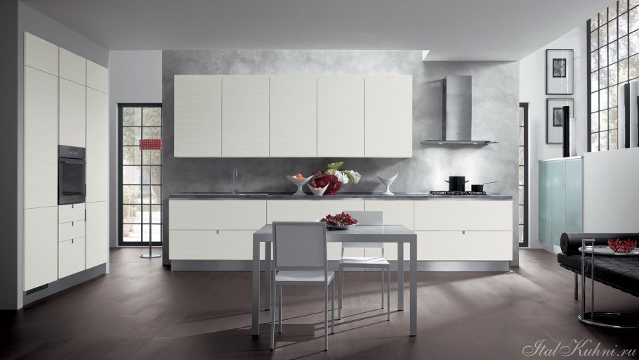 Кухни светло серого цвета
