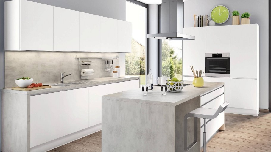 Серая кухня Nolte