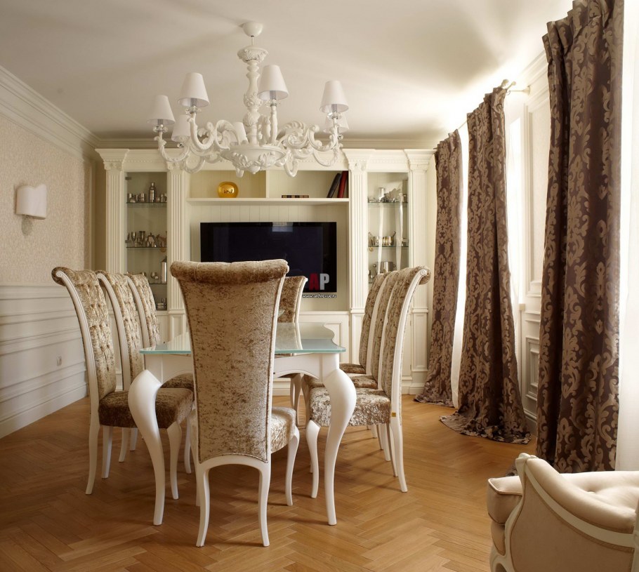 Шторы в неоклассическом стиле