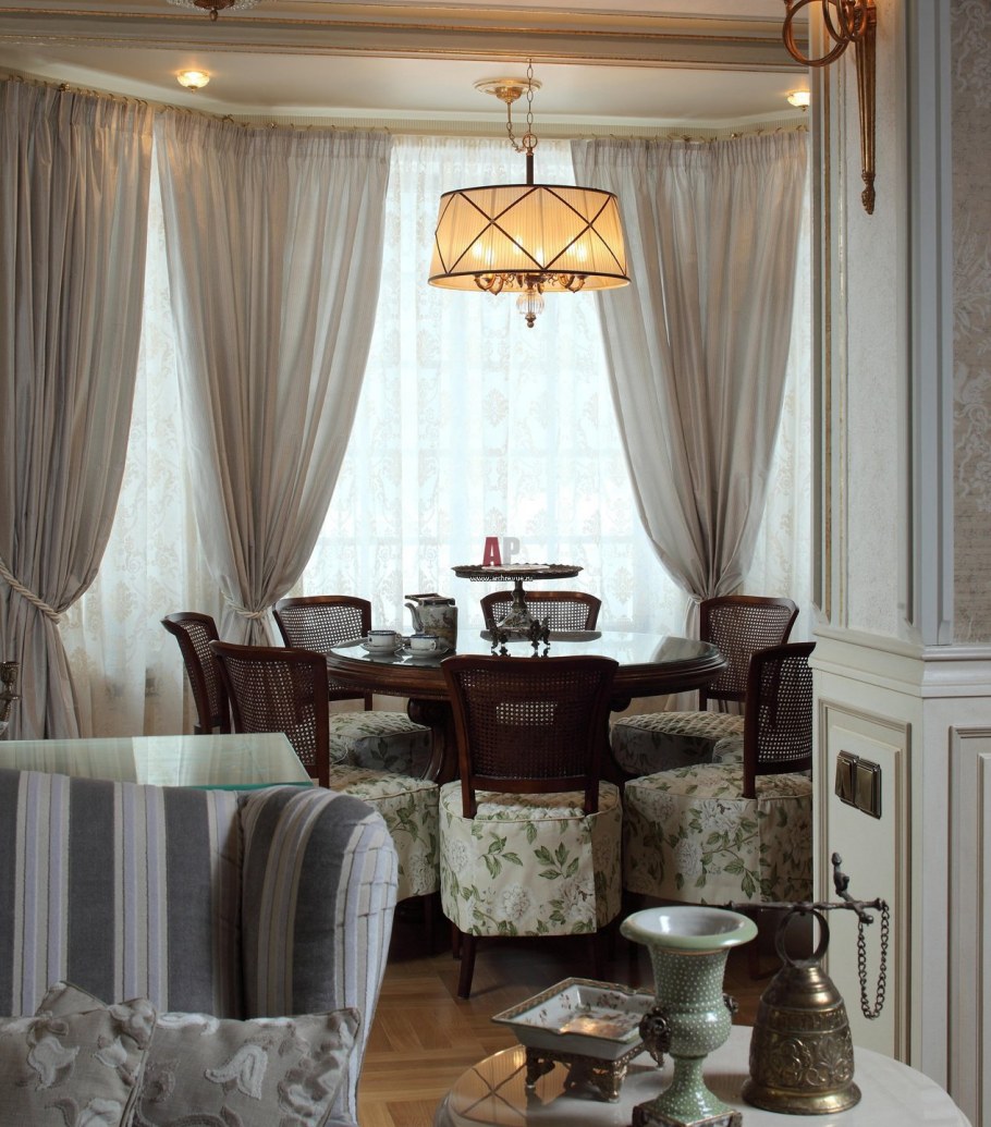 Шторы Неоклассика в интерьере