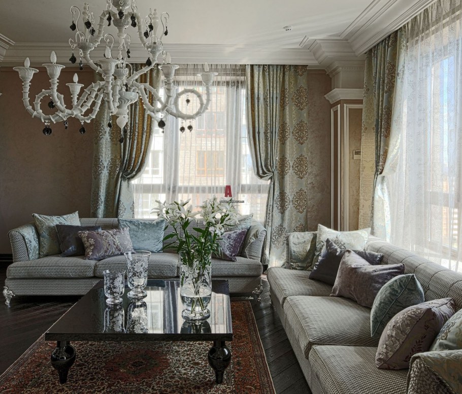 Гостиная сталинский Ампир