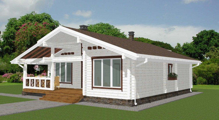 Вальмовая крыша с мансардой