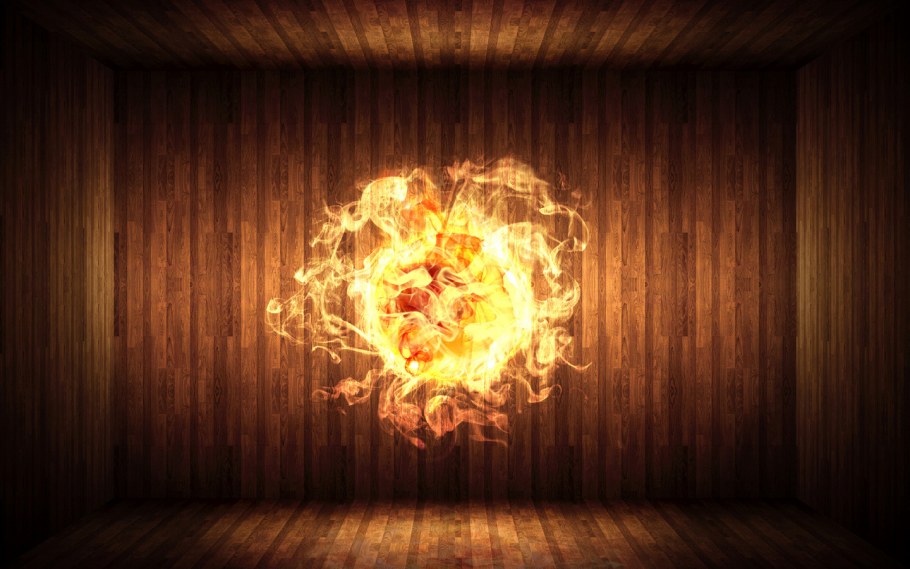 Оранжевая мебель в интерьере гостиной