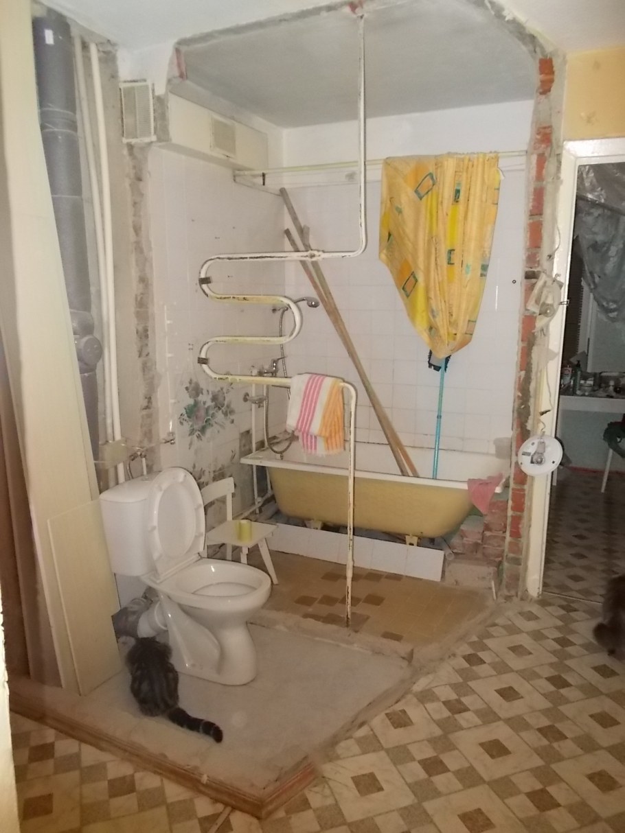 Санузел в хрущевке