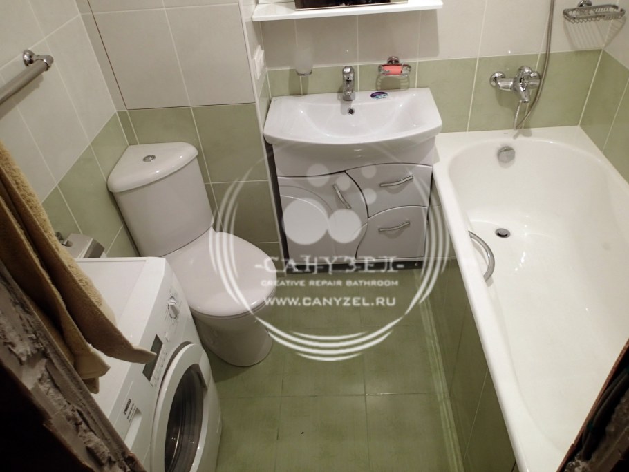 Ванная комната 2.8 кв.м