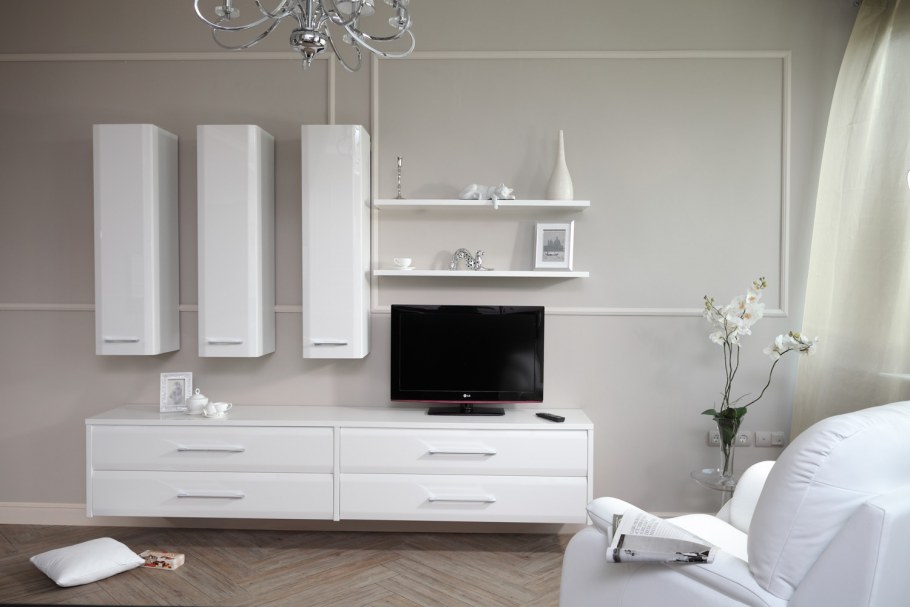 Белая гостиная икеа