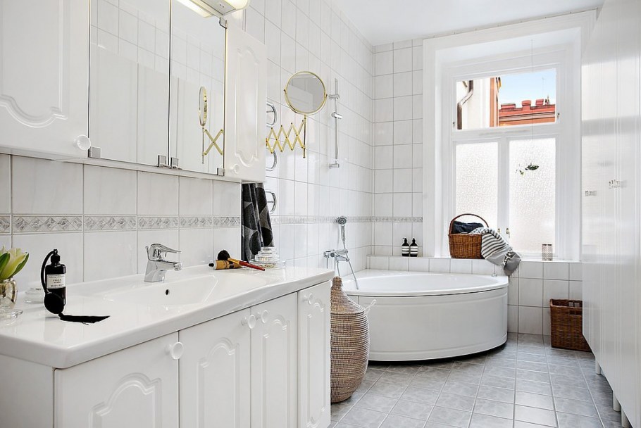 Плитка белая Сканди