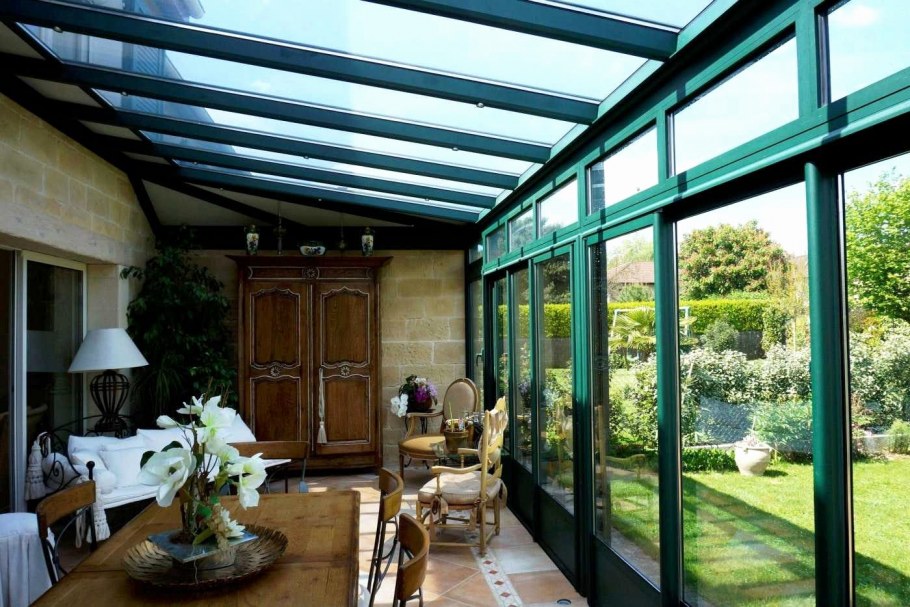 Открытая веранда с торца