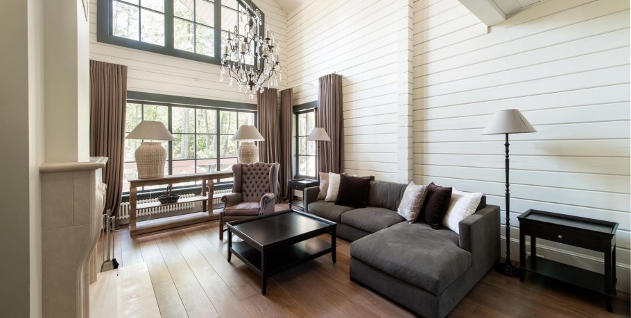 Дом из клееного бруса интерьер внутри