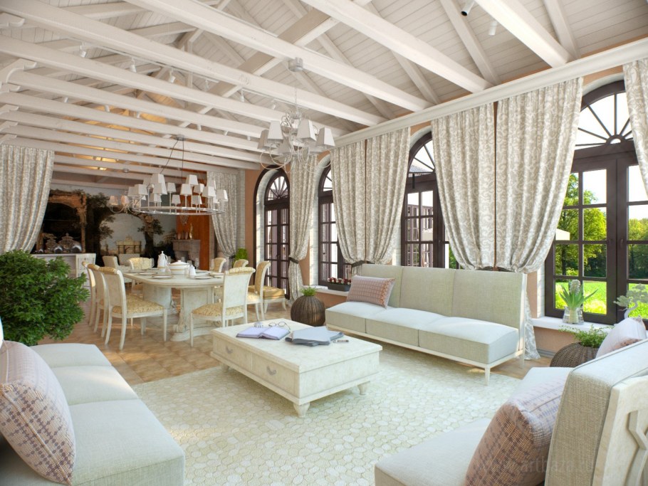 Веранда в итальянском стиле