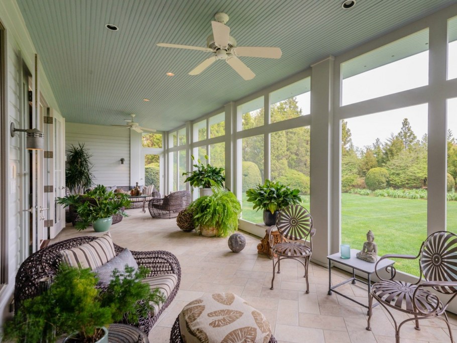 Освещение на застекленной веранде