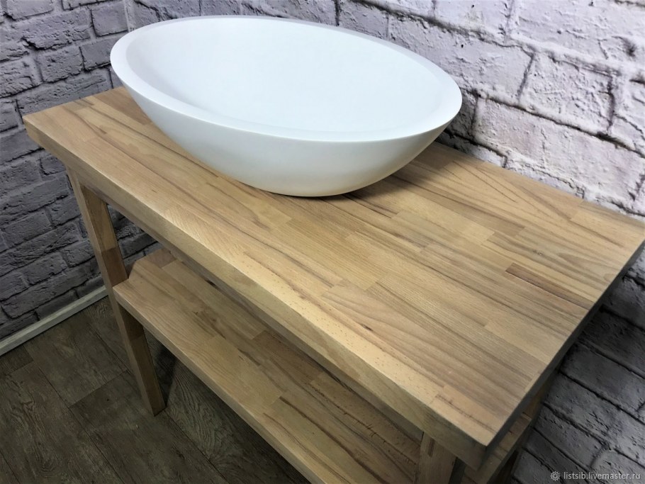 Мебель для ванной из лиственницы