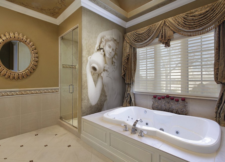 Ванная комната в античном стиле