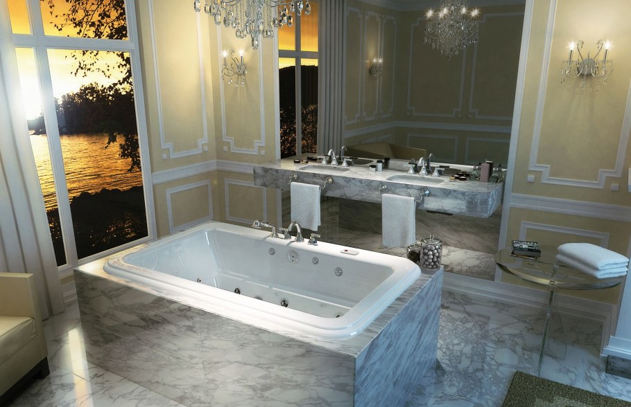 Джакузи в римском стиле