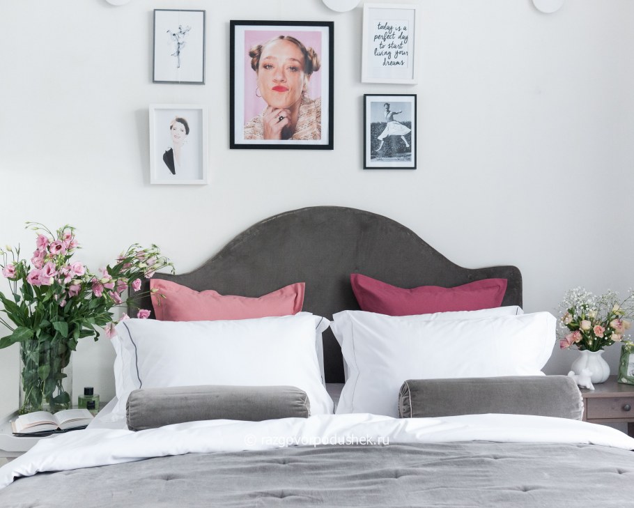 Интересные расставления подушек в номерах Люкс из 4 штук