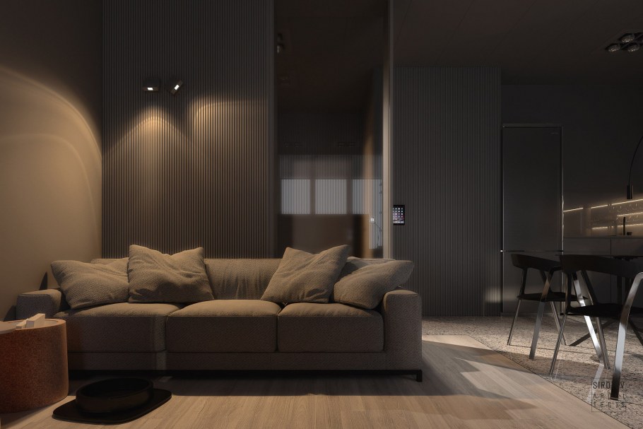 Сочетание с серым цветом в интерьере